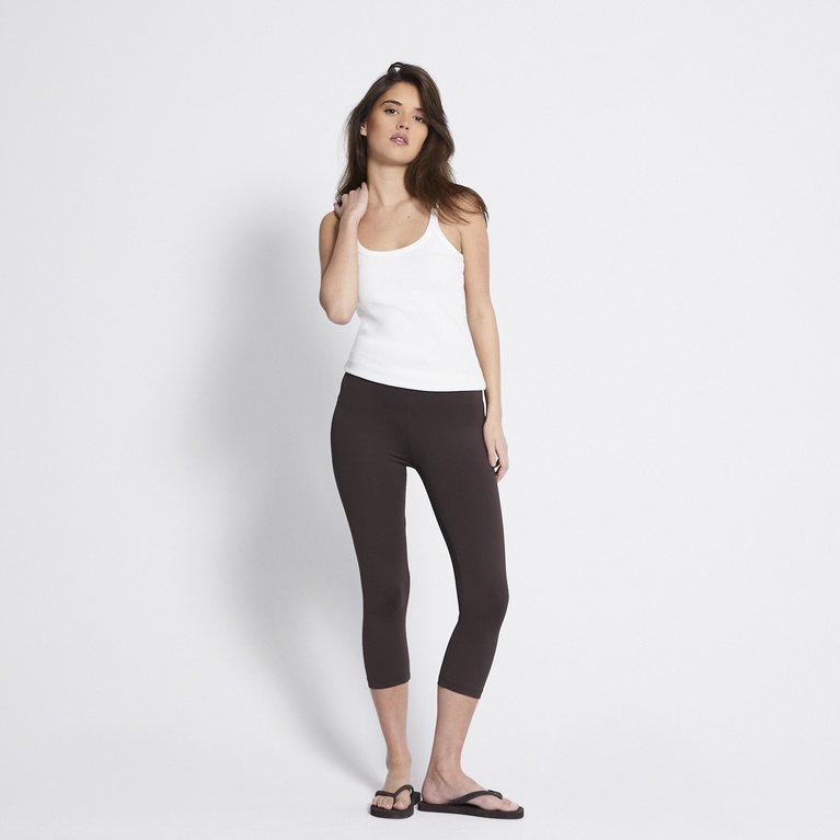 Capri-tights "Cally" Brown